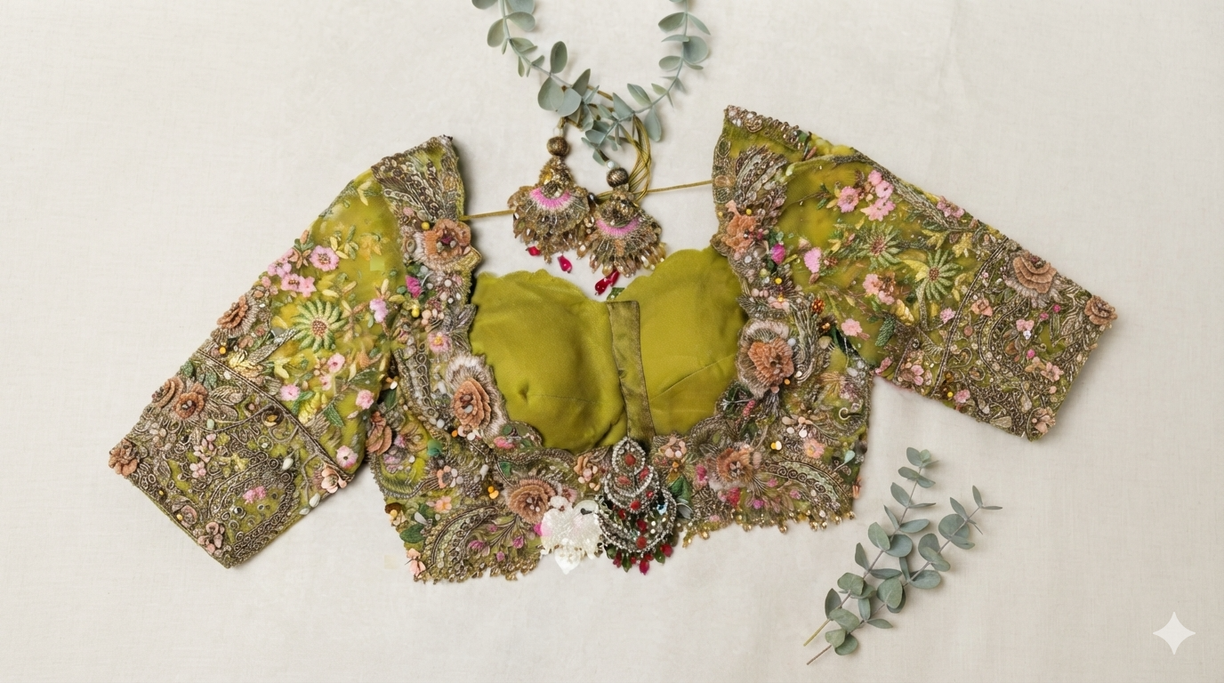 Royal Zardozi Bridal Blouse